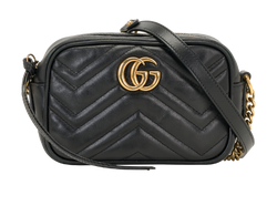 Marmont Camera Bag, Leather, Black, 634785, DB/B, 3*